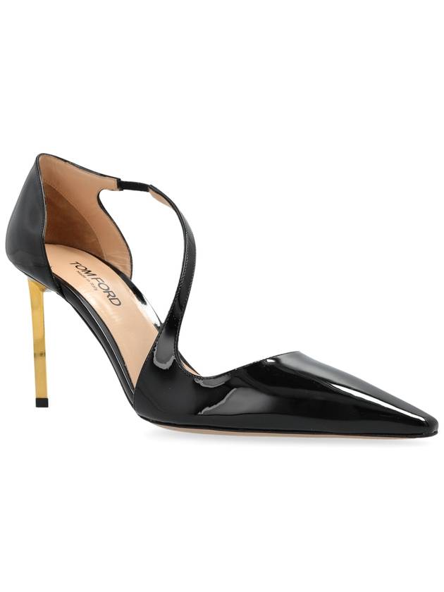 Tom Ford Leather Stilettos, Women's, Black - TOM FORD - BALAAN 4