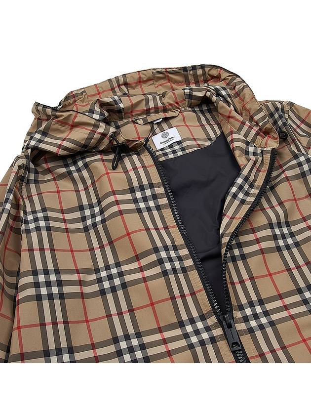 Women's Everton Vintage Check Hooded Jacket Beige - BURBERRY - BALAAN 11