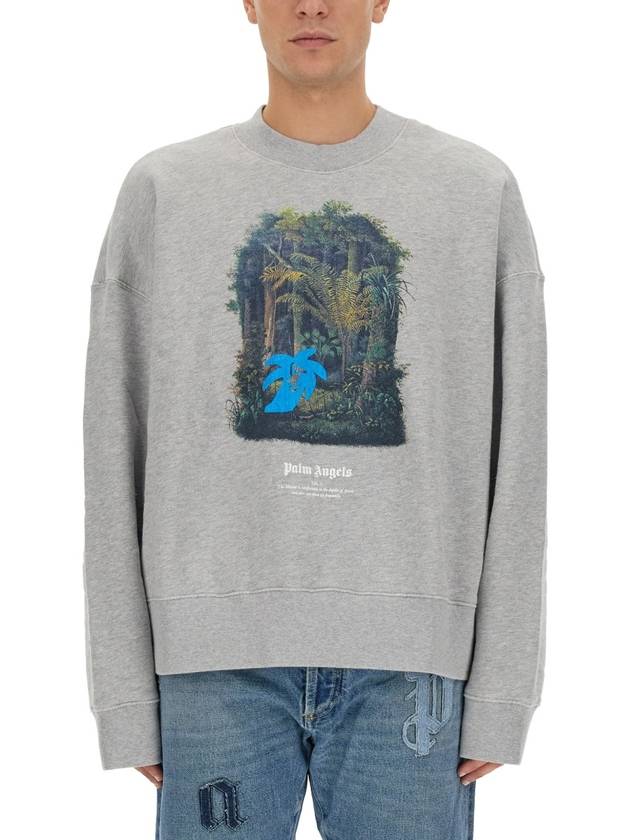 23 fw HUNTING IN THE FOREST Sweatshirt PMBA026E23FLE0010840 B0040496900 - PALM ANGELS - BALAAN 2