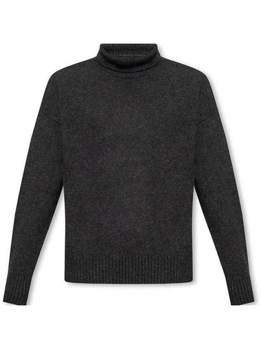 Wool Turtleneck Grey - AMI - BALAAN 1