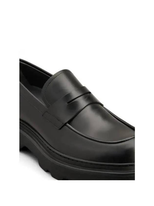 Calfskin Leather Loafer Black - TOD'S - BALAAN 4