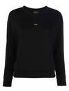 Annie Logo Crew Neck Sweatshirt Black - A.P.C. - BALAAN 2