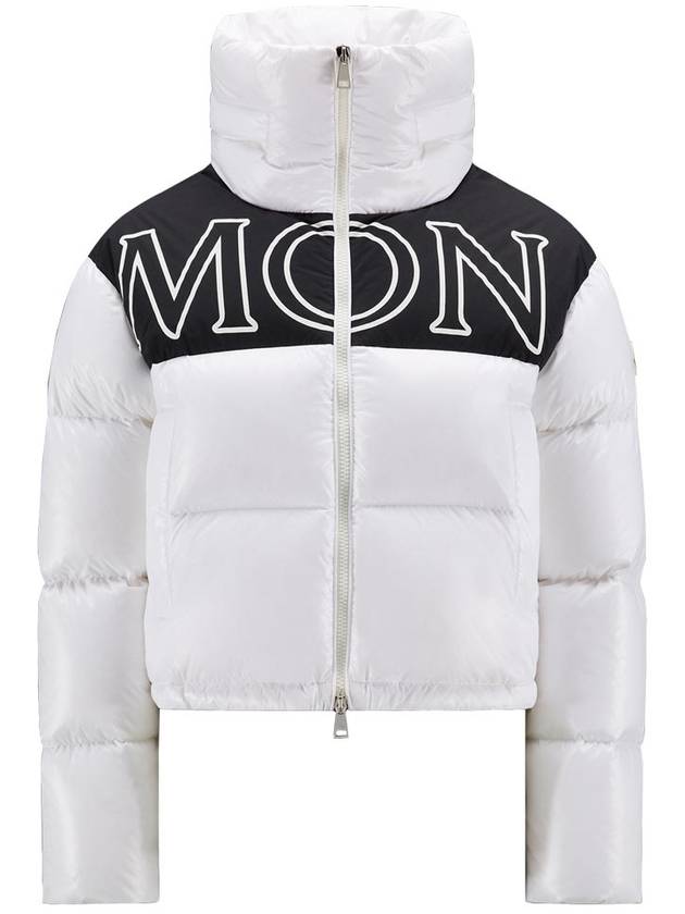 Gers Logo Print Short Padding White - MONCLER - BALAAN 2