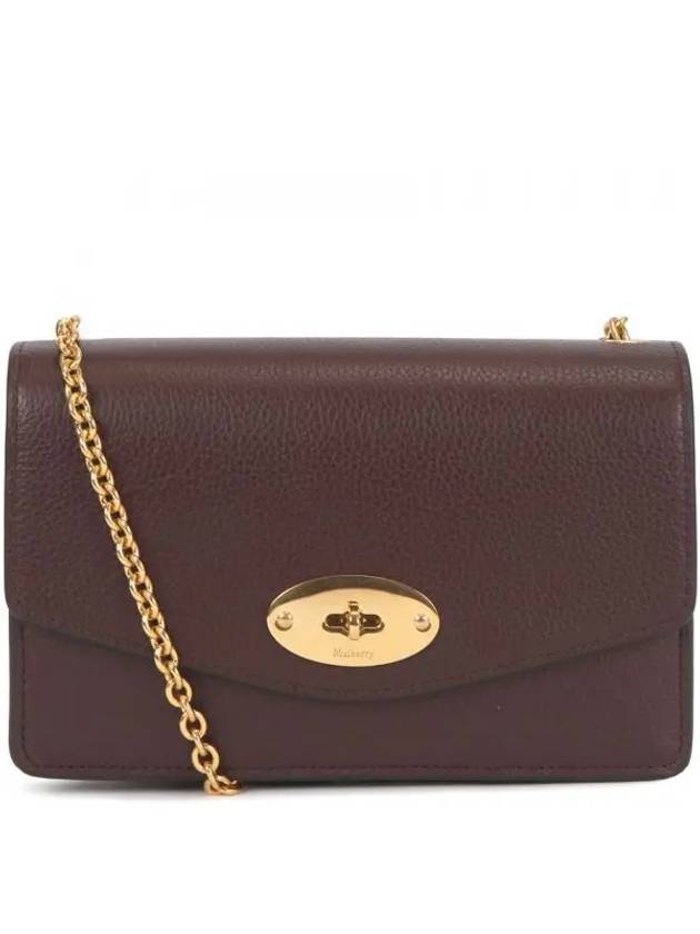 Darley Small Classic Chain Shoulder Bag Brown - MULBERRY - BALAAN 2