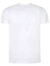 Cyclist Painting Cotton Short Sleeve T-Shirt White - PAUL SMITH - BALAAN 4