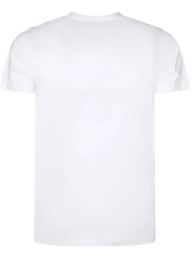 Cyclist Painting Cotton Short Sleeve T-Shirt White - PAUL SMITH - BALAAN 4