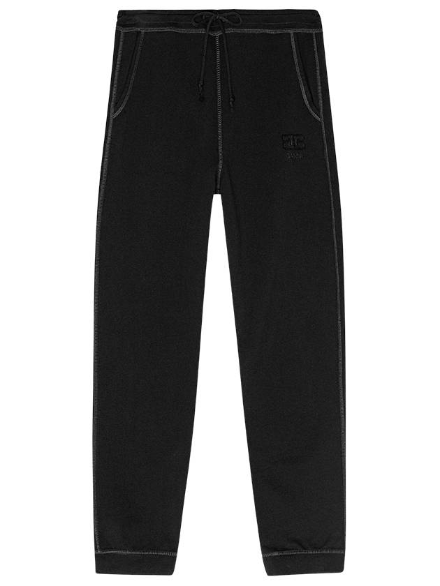 Isoli Logo Track Pants Black - GANNI - BALAAN 2