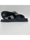 Chypre Calfskin Sandals Black - HERMES - BALAAN 3