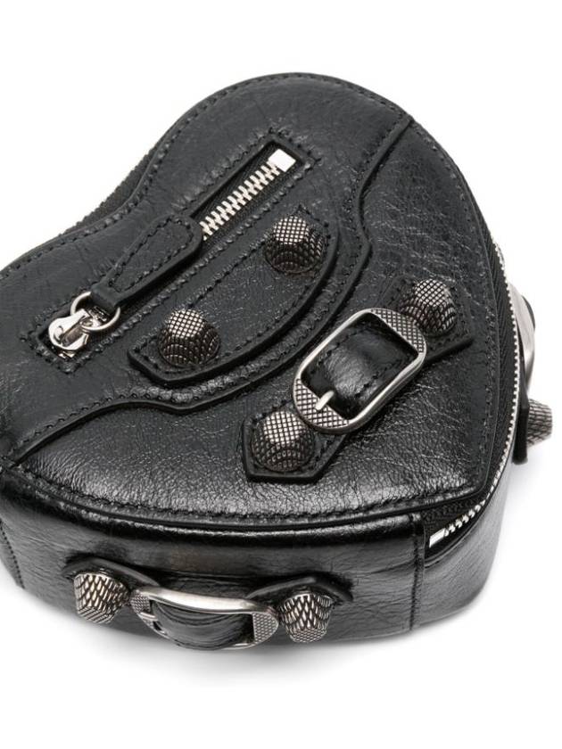 Le Cagole Heart Mini Bag Black - BALENCIAGA - BALAAN 4