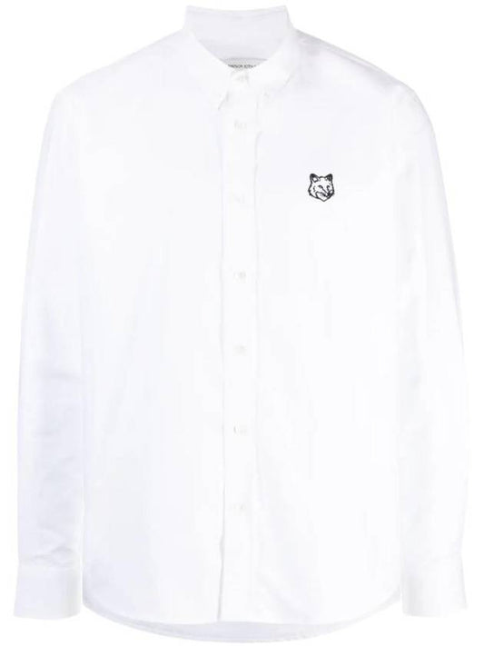 Fox Head Patch Long Sleeve Shirt MM00410WC2010P100 - MAISON KITSUNE - BALAAN 1