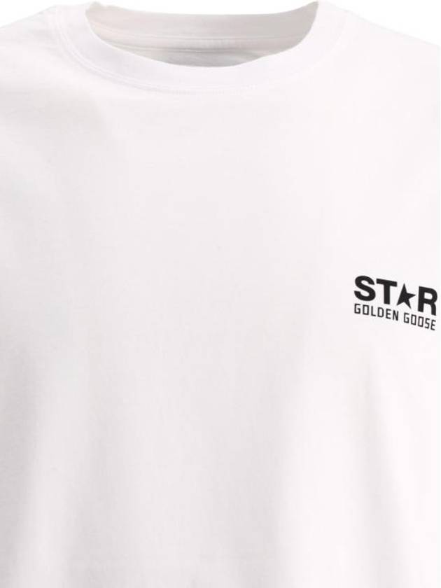 Star Collection Logo Short Sleeve T-Shirt White - GOLDEN GOOSE - BALAAN 4