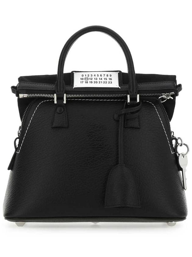 5AC Logo Patch Mini Tote Bag Black - MAISON MARGIELA - BALAAN 2