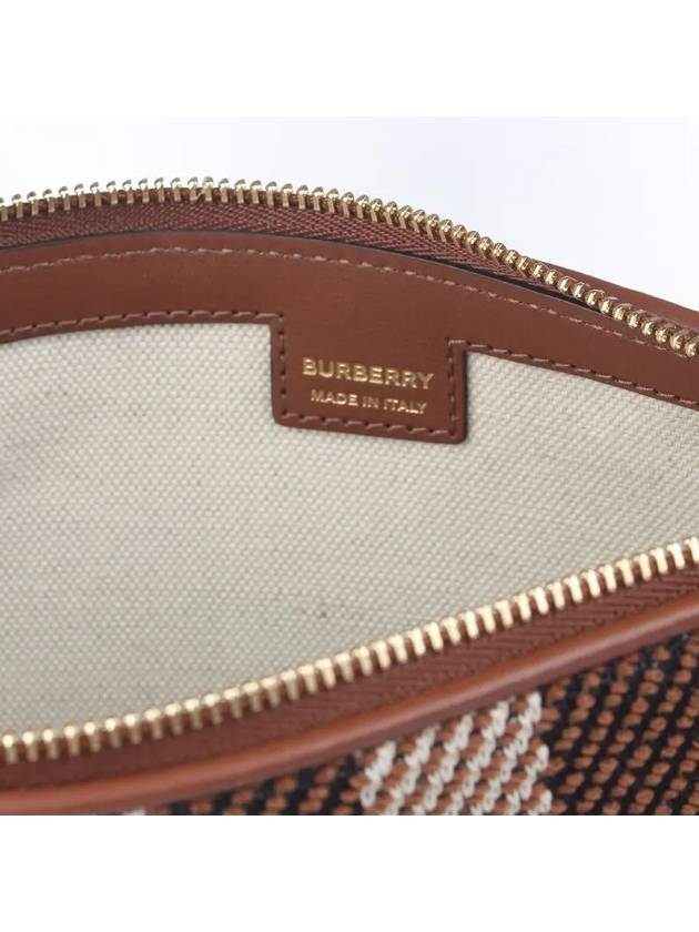 Olympia Check Shoulder Bag Birch Brown - BURBERRY - BALAAN 4