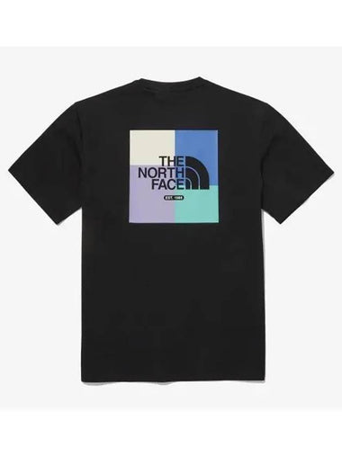 The North Face NT7UQ12J White Label Color Peak EX Short Sleeve T Shirt - THE NORTH FACE - BALAAN 1