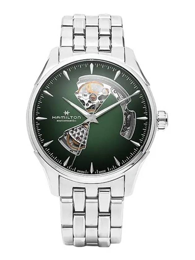 Jazzmaster Jazzmaster Open Heart Watch Green - HAMILTON - BALAAN 2