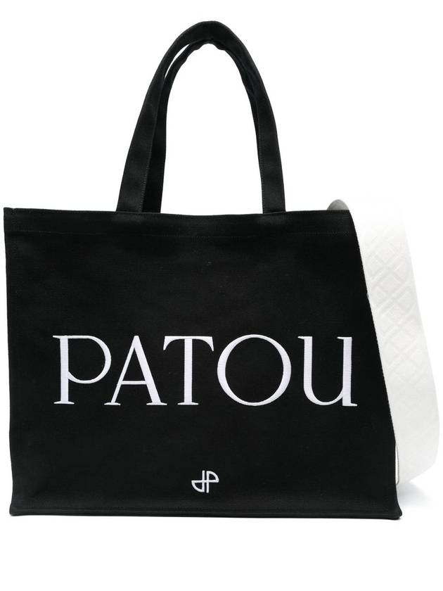 Logo Tote Bag Black - PATOU - BALAAN 3