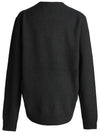 Kalon Face Crew Neck Knit Top Black - ACNE STUDIOS - BALAAN 4