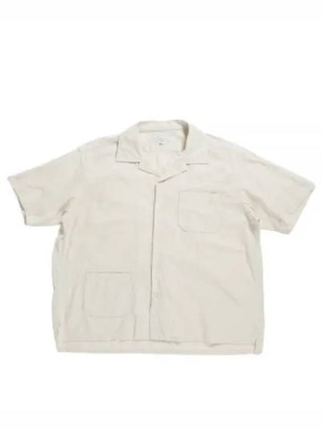 24 Camp Shirt A Beige Cotton Handkerchief 24S1A004 OR015 SV069 - ENGINEERED GARMENTS - BALAAN 1