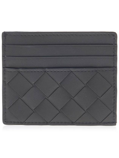 Intrecciato Leather Card Wallet Grey - BOTTEGA VENETA - BALAAN 2