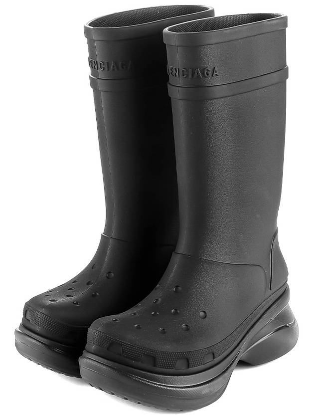 Crocs Rain Boots Black - BALENCIAGA - BALAAN 2