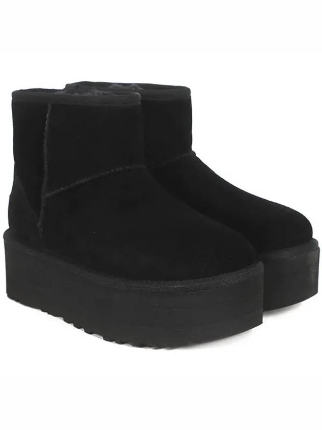 Classic Mini Platform Suede Winter Boots Black - UGG - BALAAN 3