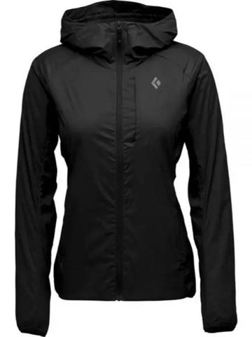 BLACK DIAMOND Alpine Start Hoodie WOMENS OAWAP742016 - BLACKBROWN - BALAAN 1