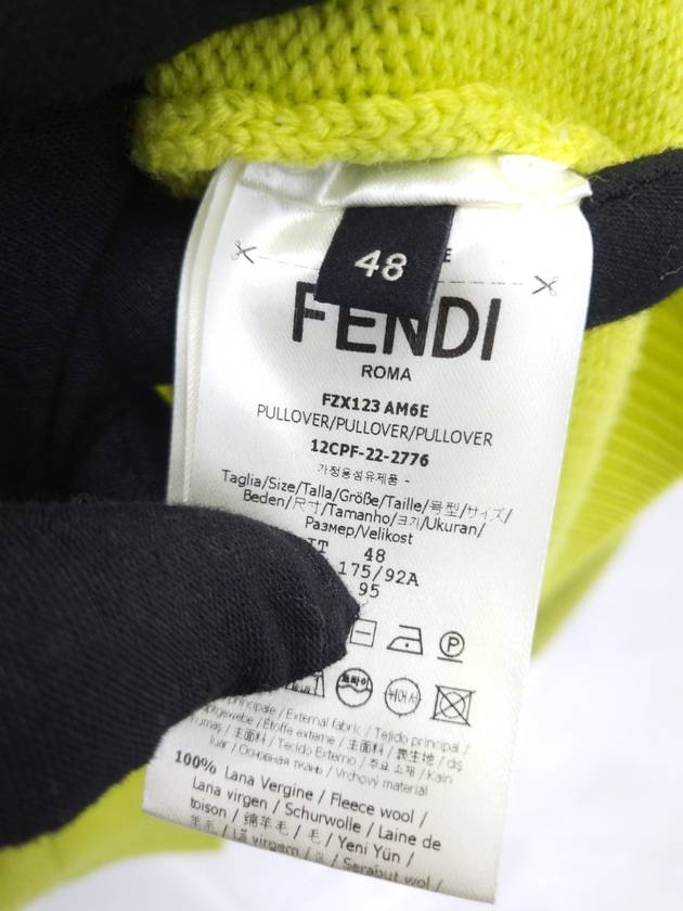 Neon Baguette Wool Sweater 48S - FENDI - BALAAN 5