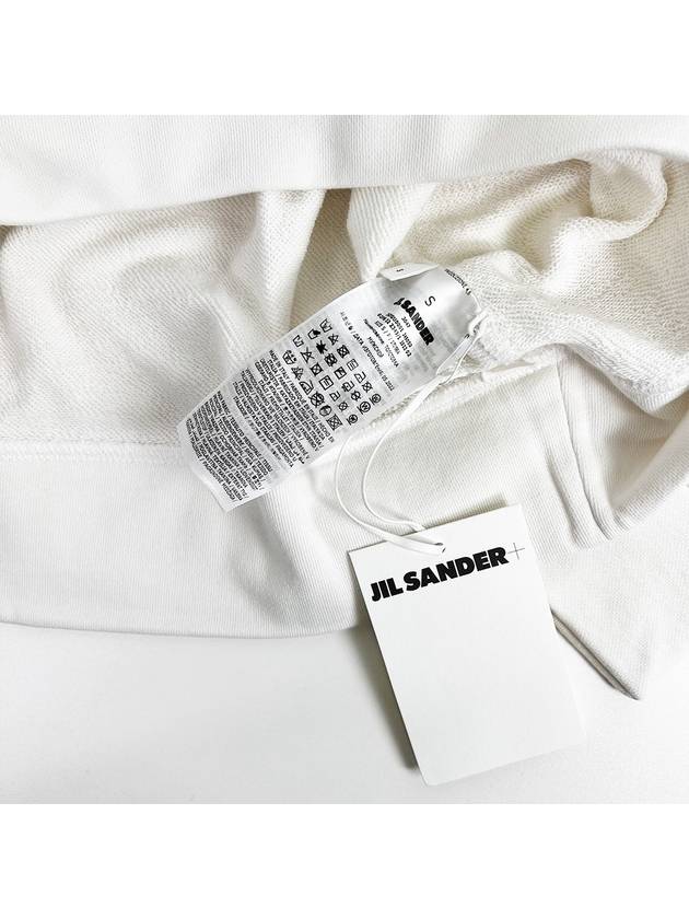 Women's Logo Cotton Sweatshirt Cream - JIL SANDER - BALAAN 9