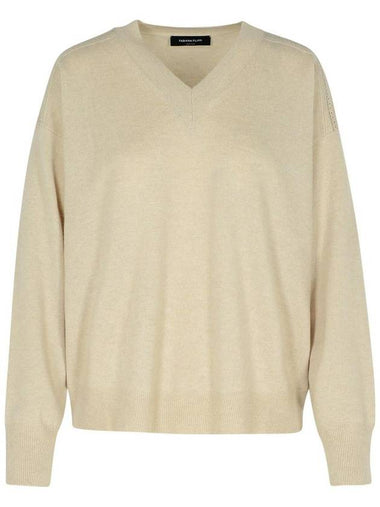 Fabiana Filippi Beige Cashmere Sweater - FABIANA FILIPPI - BALAAN 1