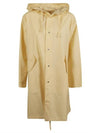 Back Logo Print Hooded Parka Yellow - JIL SANDER - BALAAN 3