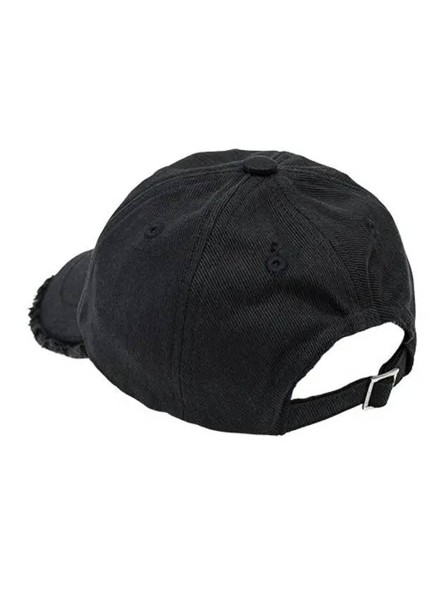 La Casquette Artichaut Fringe Metal Logo Ball Cap Black - JACQUEMUS - BALAAN 6