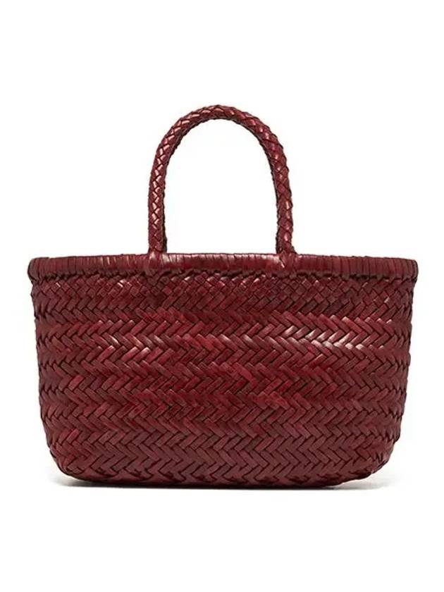 Mini Flat Gorra Tote Bag Bordeaux - DRAGON DIFFUSION - BALAAN 3