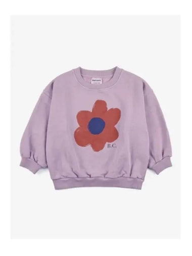 Big Flower Sweatshirt 223AC042 530 Italian Kids - BOBO CHOSES - BALAAN 1