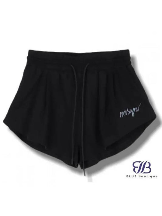 short pants 3641MDB72 24700299 BLACK - MSGM - BALAAN 2