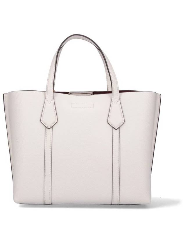 Perry Triple Compartment Small Tote Bag Ivory - TORY BURCH - BALAAN 4