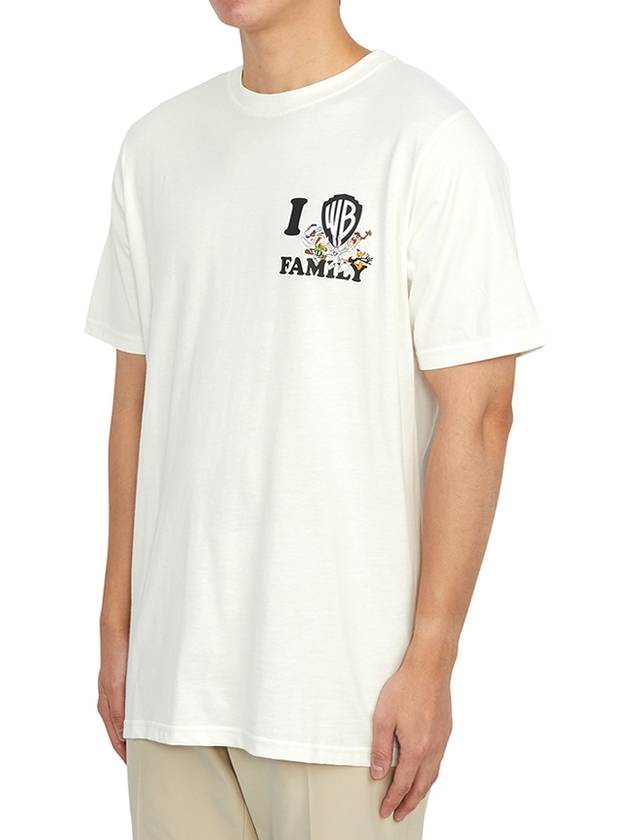 WB I Love Short Sleeve T-Shirt White - FAMILY FIRST - BALAAN 3