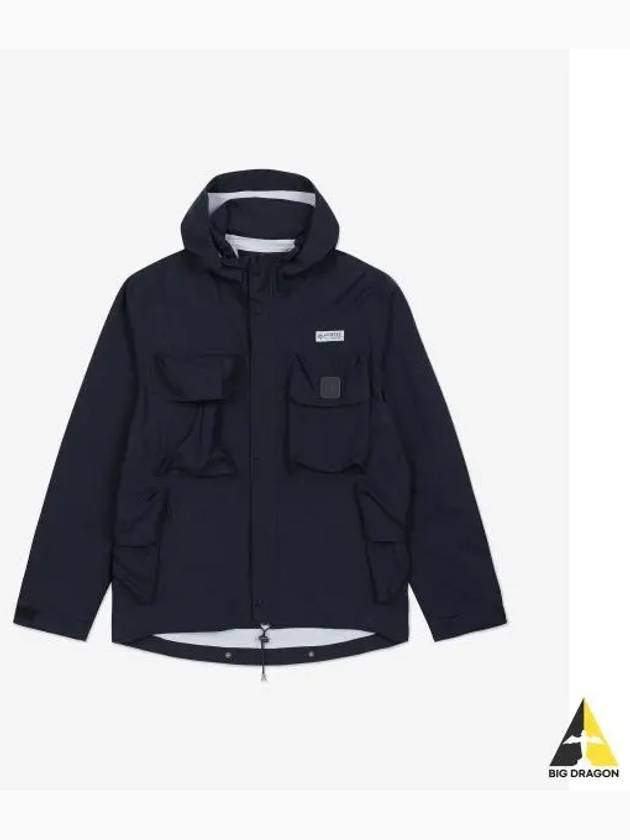 Metropolis Series Gore-Tex 3L Infinium Hooded Jacket Navy - CP COMPANY - BALAAN 2