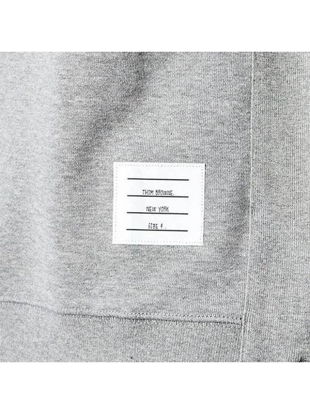 4 Bar Loopback Jersey Sweatshirt Light Grey - THOM BROWNE - BALAAN 6