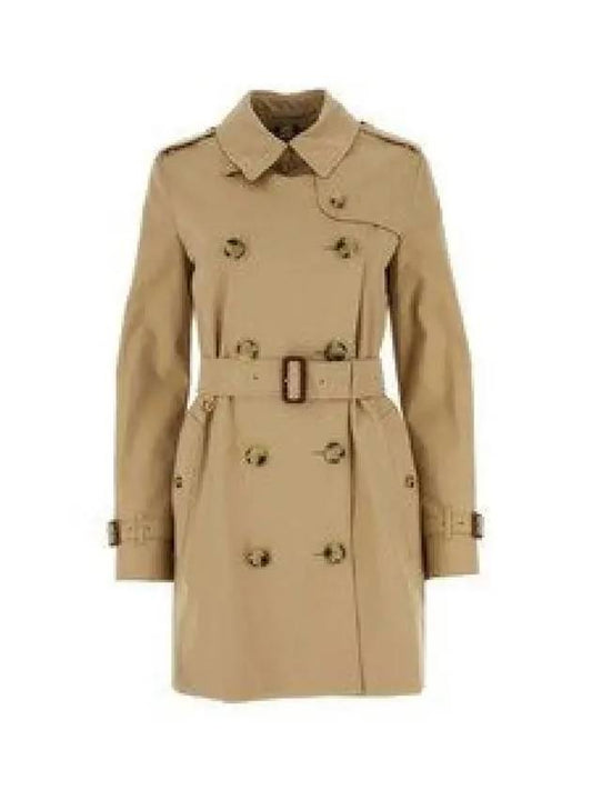 Short Kensington Heritage Trench Coat Beige - BURBERRY - BALAAN 2