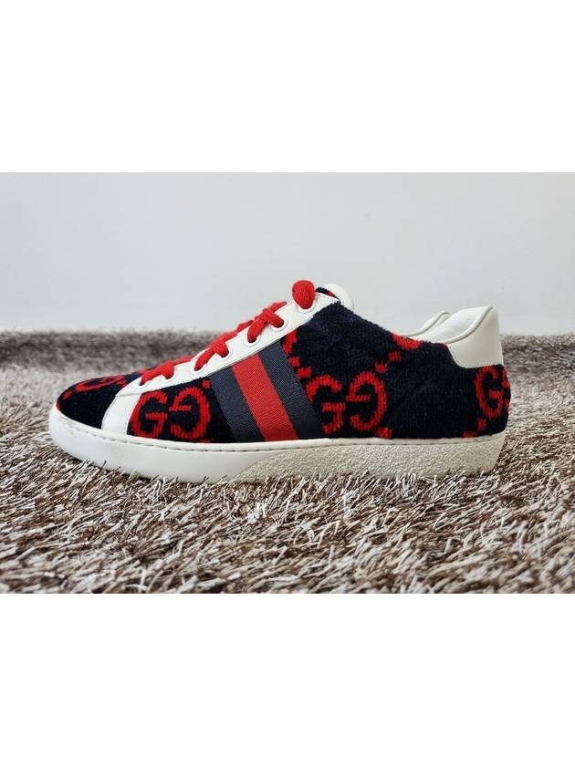 Ace GG diamond towel sneakers 225 - GUCCI - BALAAN 5