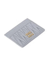 Materasse Nappa Leather Card Wallet Pearl Grey - MIU MIU - BALAAN 4