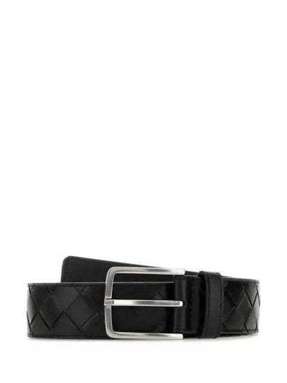 Intrecciato Belt Black - BOTTEGA VENETA - BALAAN 2