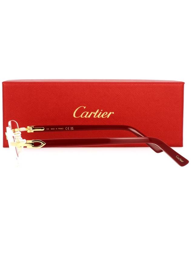 Sunglasses CT0048O 006 Gold - CARTIER - BALAAN 4