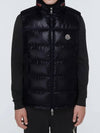 Woods Ouse Down Vest Navy - MONCLER - BALAAN 5