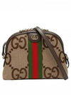 Women's Ophidia Jumbo GG Small Shoulder Bag Brown - GUCCI - BALAAN 2