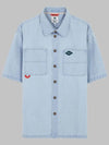 Big pocket short sleeve workshirt GEE245 104 light blue - GEECOON - BALAAN 5