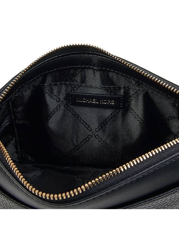 Empire Large Leather Convertible Cross Bag Black - MICHAEL KORS - BALAAN 10