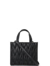 Matelasse Nappa Leather Tote Bag Black - MIU MIU - BALAAN 4