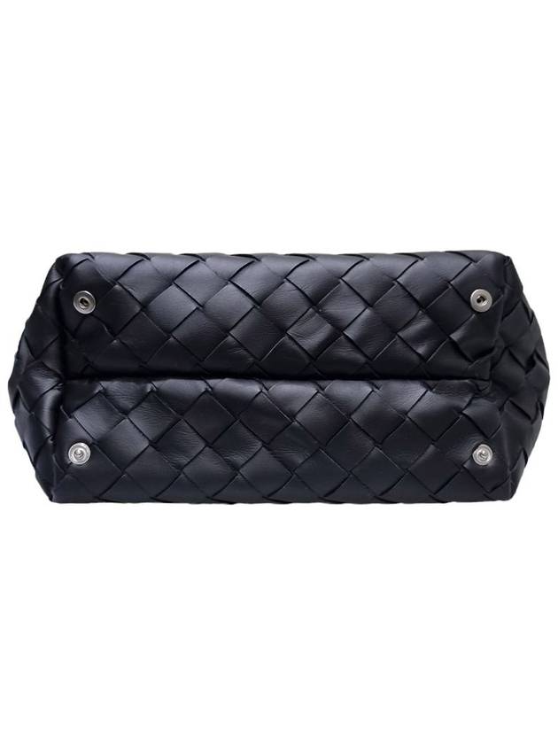 Women s 619207 Intrecciato Black Leather Clutch - BOTTEGA VENETA - BALAAN 6