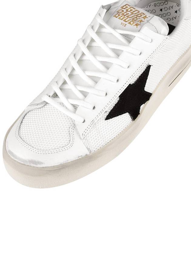 Star Patch Lace Up Low Top Sneakers White - GOLDEN GOOSE - BALAAN 8